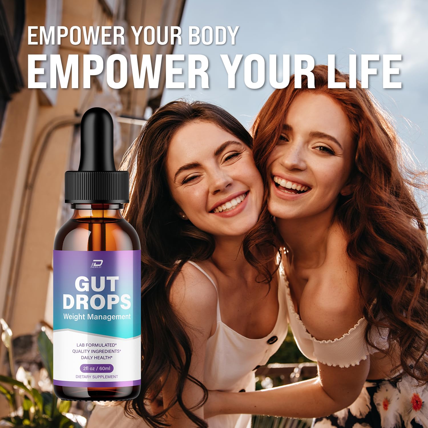 Indelo Gut Drops Healthy Formula – GutDrops All Natural Healthy Levels - Extra Strength Liquid, Reviews (1 Pack – 1 Month Supply) Indelo buy supplements Au