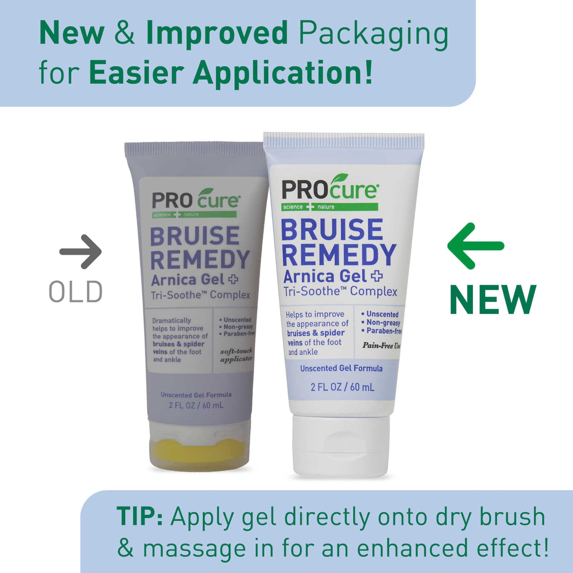 PROcure Arnica & MSM Bruise Remedy Gel – Paraben-Free, Unscented Arnica Montana Gel for Bruising, Spider Veins & Skin Discoloration – 2 Pack PROcureBuy Supplements Australia