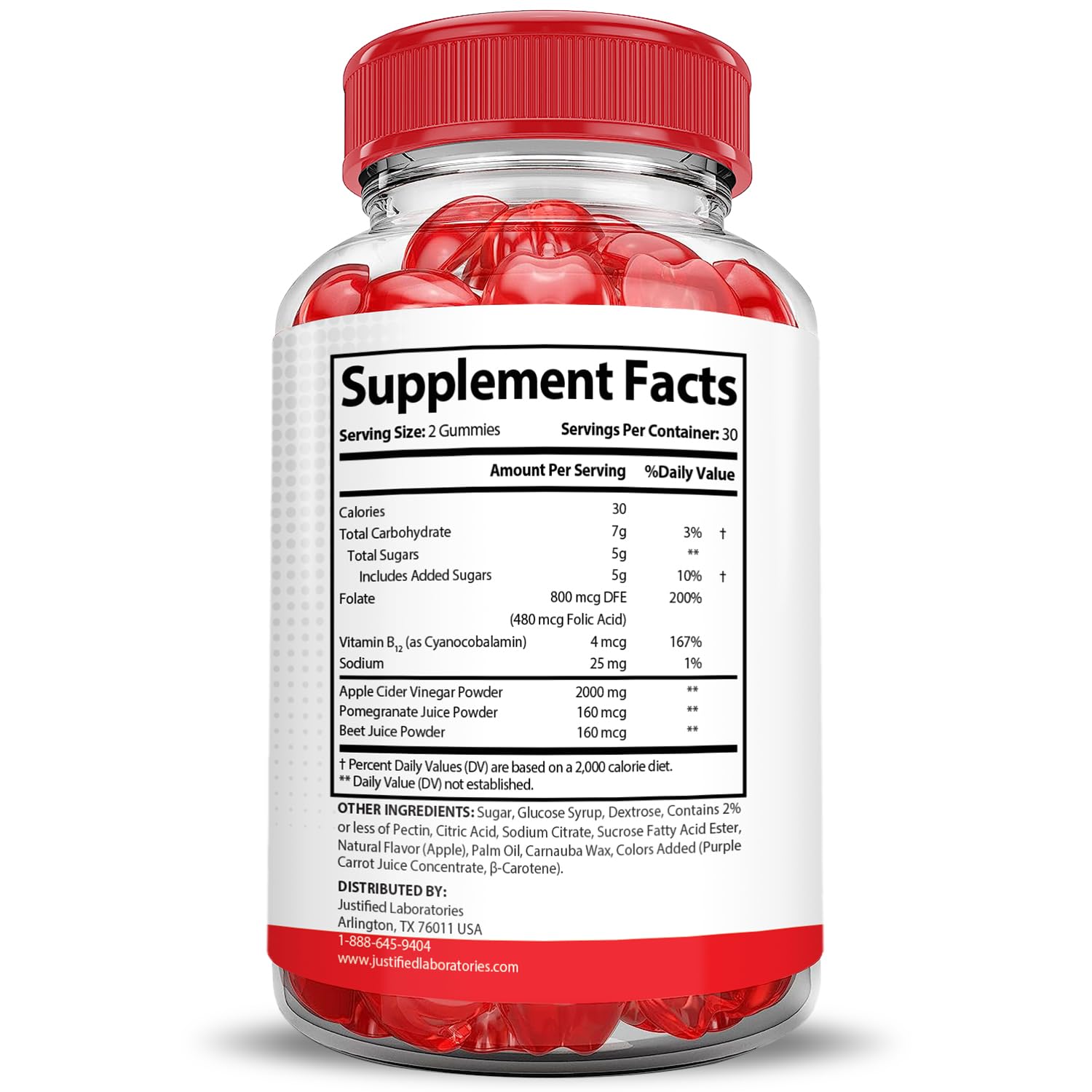 Justified Laboratories (5 Pack) Vital Pump XL Extreme 2000MG Performance Gummies Vital PumpXL Advanced Formula Formulated with Beet Juice ACV Pomegranate Powder B12 Vegan Non GMO 300 Gummys Justified Laboratories buy supplements Au