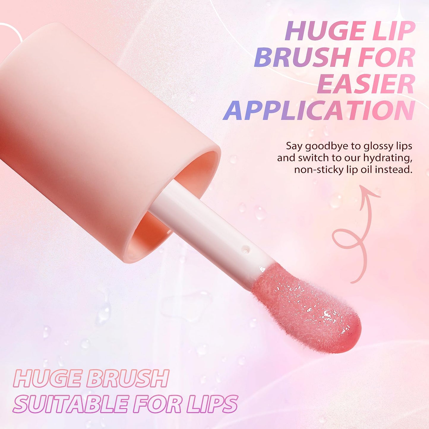 LANGMANNI Moisturizing Lip Oil,No-Sticky Lip Gloss Lip Balm Lip Care,Fruit Flavoured Lip Oil For Dry Lip's Moisturizing Hydrating And Nourishing ((Strawberry)) LANGMANNIBuy Supplements Australia