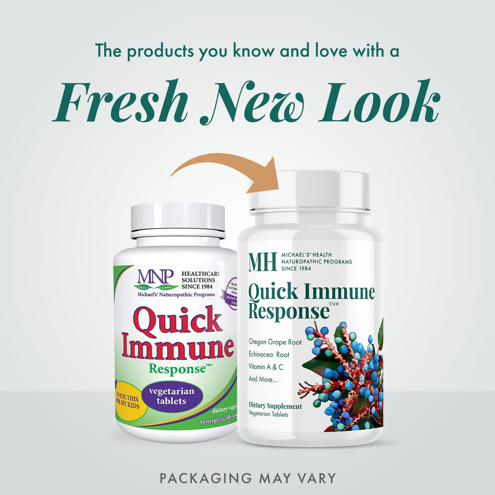 Michael's Health Naturopathic Programs Quick Immune Response - 60 Vegetarian Tablets - Immune System Support - With Vitamin A, Vitamin C & Zinc - 20 Servings MICHAEL'SBuy Supplements Australia