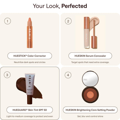 Live Tinted Hueguard Skin Tint SPF 50 - Tinted Mineral Sunscreen with Light-Medium Buildable Coverage With a Hydrating and Radiant Finish - Water and Sweat Resistant, 1.35 fl oz - Shade 10 Live TintedBuy Supplements Australia