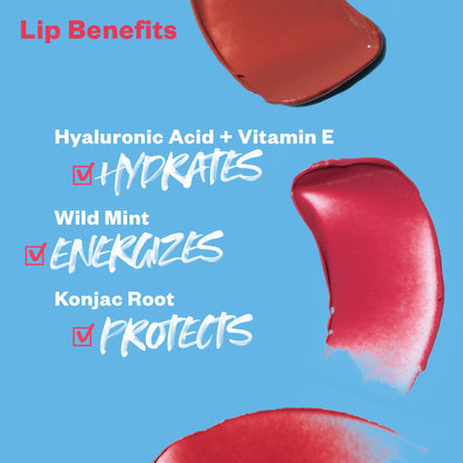 Kosas Lipfuel Hyaluronic Active Sport Lip Balm - Hydrates, Energizes and Protects - Natural Lip Treatment and Care (Baseline) KosasBuy Supplements Australia