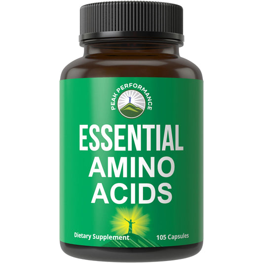All 9 Essential Amino Acids Supplement. Capsules with 3X More Leucine for Muscle Recovery, Growth. EAA Supplement Better Than BCAA / BCAAS Branched Chain Aminos Acid.