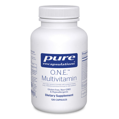 Pure Encapsulations O.N.E. Multivitamin - Once Daily Multivitamin with Antioxidant Complex Metafolin, CoQ10, and Lutein to Support Vision, Cognitive Function, and Cellular Health* - 120 Capsules Pure EncapsulationsBuy Supplements Australia