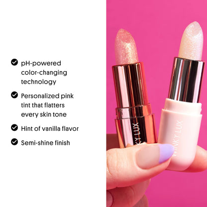 Winky Lux Unicorn Glimmer Balm -Hydrating ph Lip Balm, Natural Pink Tint with pH Color Changing, Moisturize & Soften Lips While Leaving Sheer Pink Tint, with Vanilla Scent Winky LuxBuy Supplements Australia