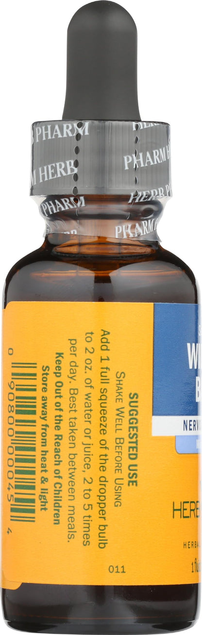 Herb Pharm Willow Bark Liquid Extract for Minor Pain - 1 Ounce (DWILL01) Herb PharmBuy Supplements Australia
