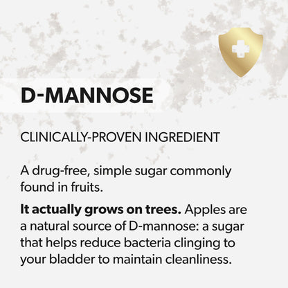 AZO D Mannose Urinary Tract Health, Cleanse, Flush & Protect The Urinary Tract, No.1 Pharmacist Recommended Brand