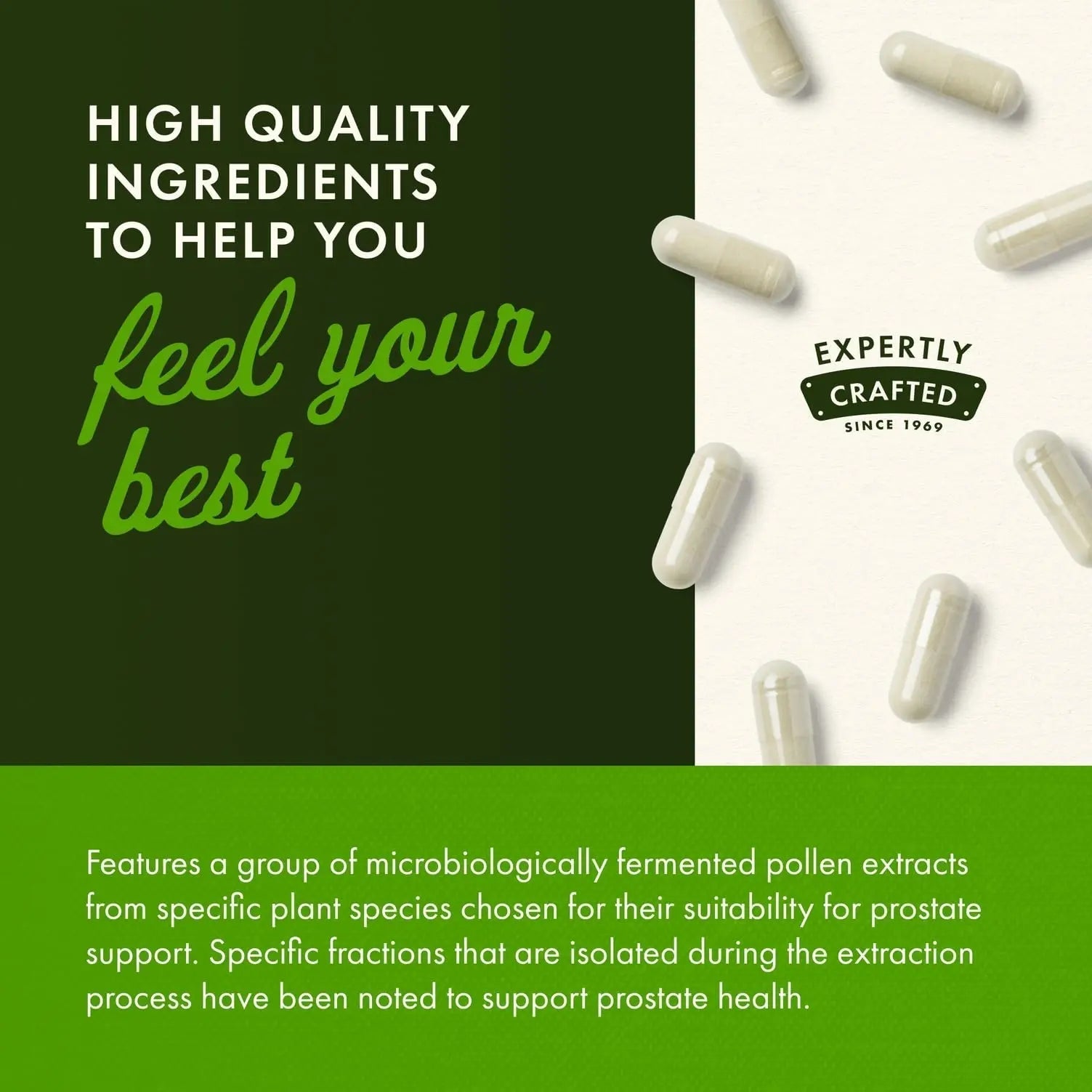 Swanson Maximum Strength Graminex Flower Pollen Extract - Supports Prostate Health, Urinary Tract Function, and Kidney Health - Mens Health Supplement - (60 Capsules, 500mg Each) (4 Pack) SwansonBuy Supplements Australia