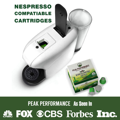 Peak Performance Organic Capsules for Nespresso Machines - Fair Trade, Low Acid, Organic Espresso Coffee Pods (36 Count) Compatible with All Nespresso Capsule Brewers - Medium Roast Single Serve Pod Peak PerformanceBuy Supplements Australia