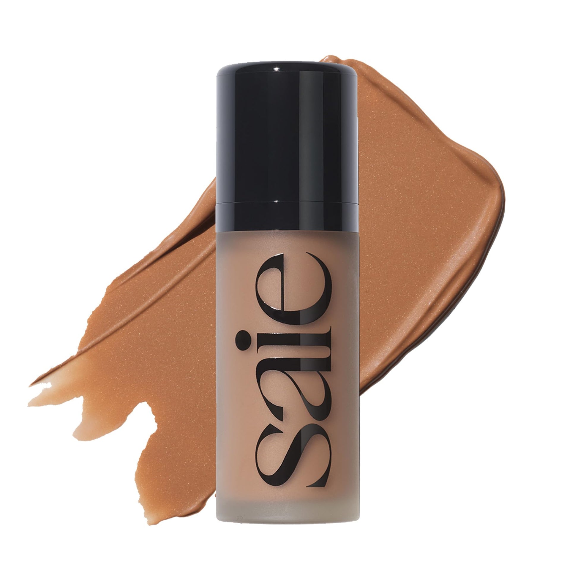 Saie Dew Bronze - Hydrating Liquid Bronzer Stick For a Sun Kissed Glow - Liquid Contour Stick Infused with Nourishing Skin Care Ingredients - Sculpted Face Makeup Essential - Sand (0.4 oz) SaieBuy Supplements Australia