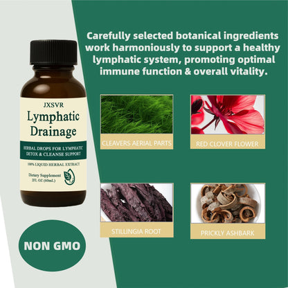 Nuflos Lymphatic Drainage Drops, Lymphatic Drainage Massager& Supplements, 2 Fl. Oz-Herbal Blend-Lymph System Support, Lymphatic Drainage, Immune System & Detox VOSETOKELA buy supplements Au