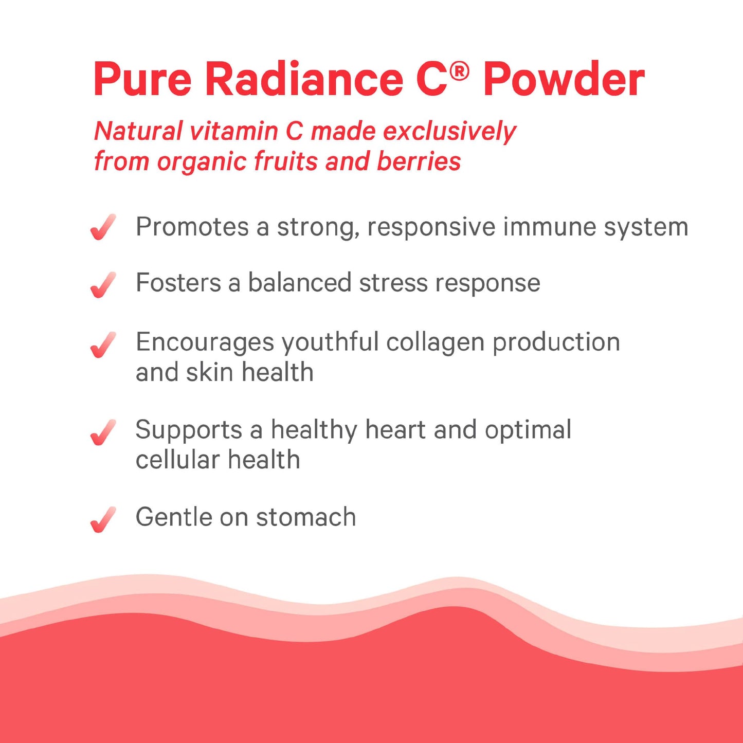 PURE SYNERGY Pure Radiance C | Organic Vitamin C Capsules | 100% Natural, Whole Food, Non-GMO Supplement with Organic Camu Camu