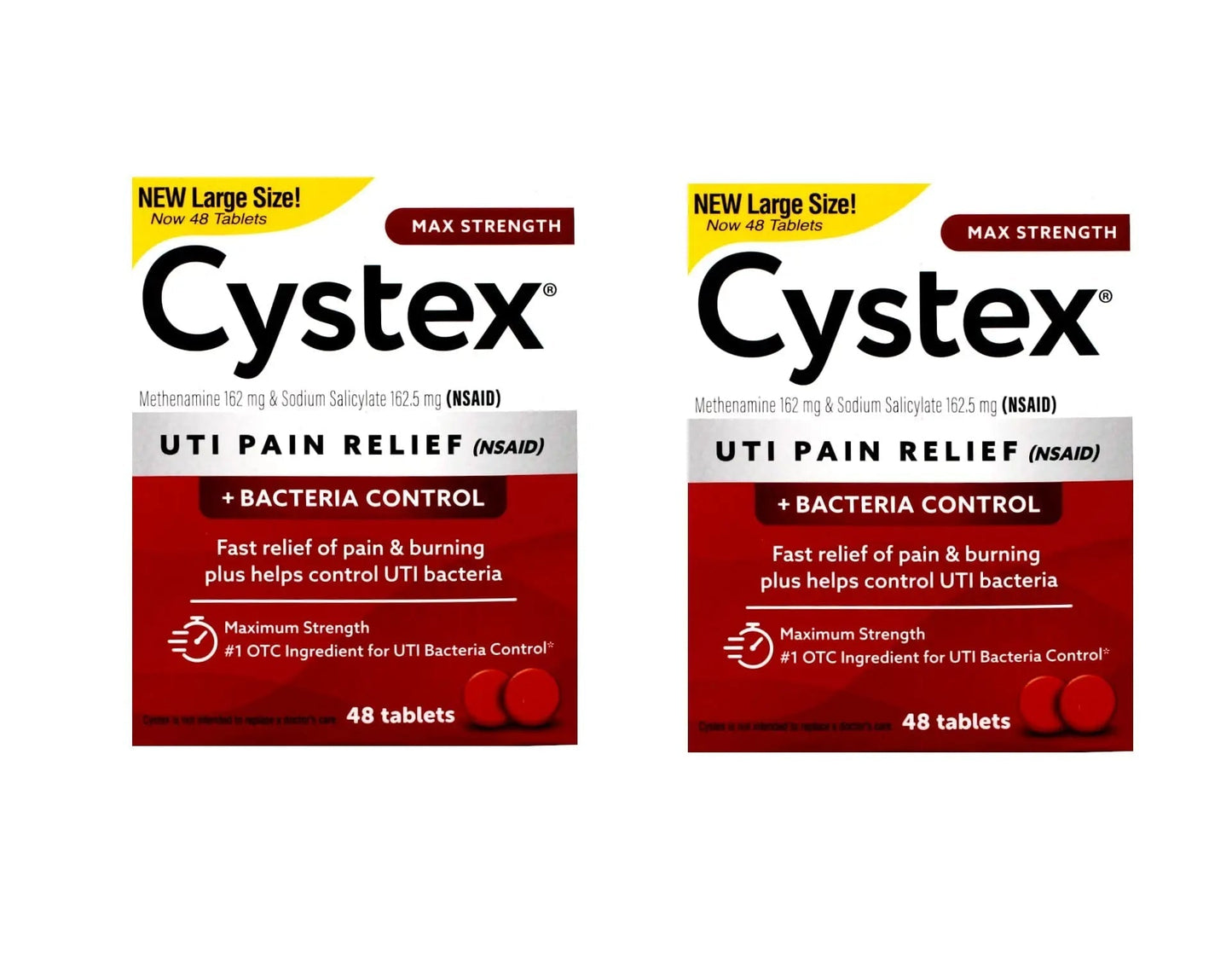 Cystex Plus Urinary Pain Relief Tablets 40 ea (Packs of 2) CystexBuy Supplements Australia
