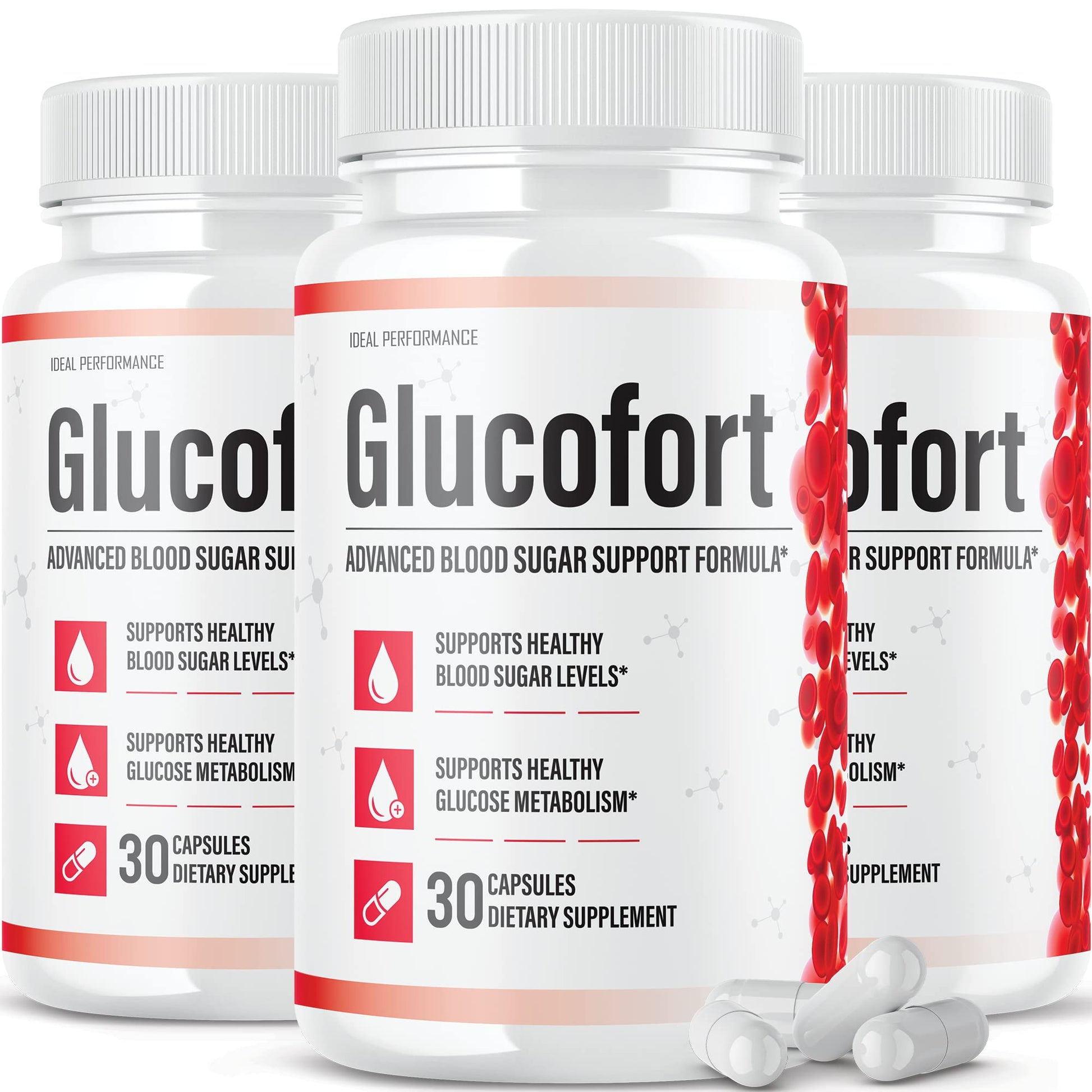 IDEAL PERFORMANCE (Official) Glucofort Supplement Support Formula (3 Pack) IDEAL PERFORMANCEBuy Supplements Australia