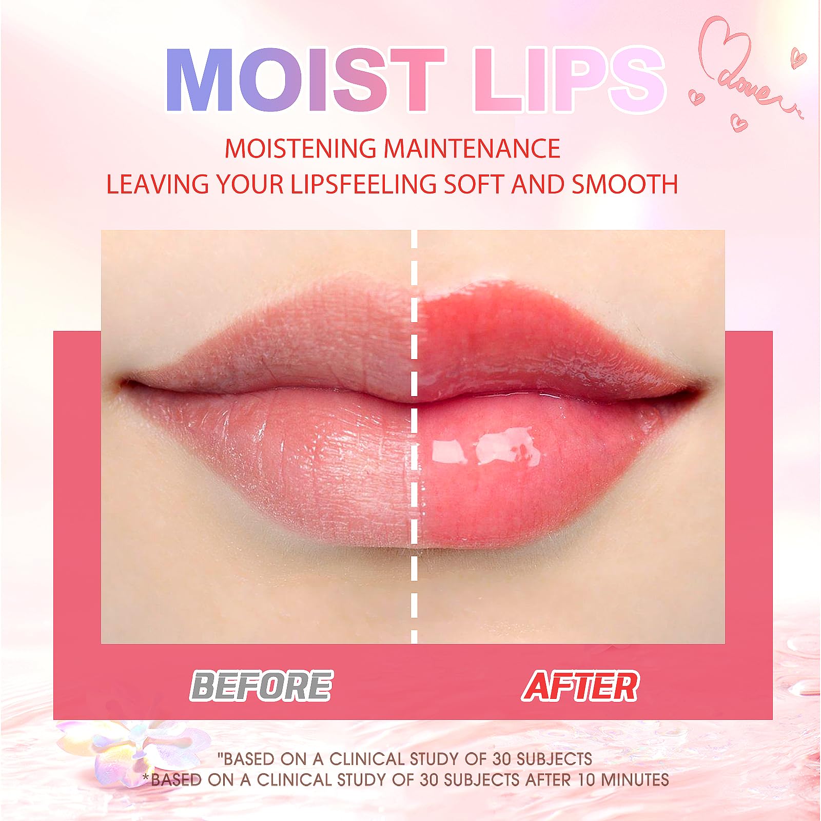 LANGMANNI Moisturizing Lip Oil,No-Sticky Lip Gloss Lip Balm Lip Care,Fruit Flavoured Lip Oil For Dry Lip's Moisturizing Hydrating And Nourishing ((Strawberry)) LANGMANNIBuy Supplements Australia