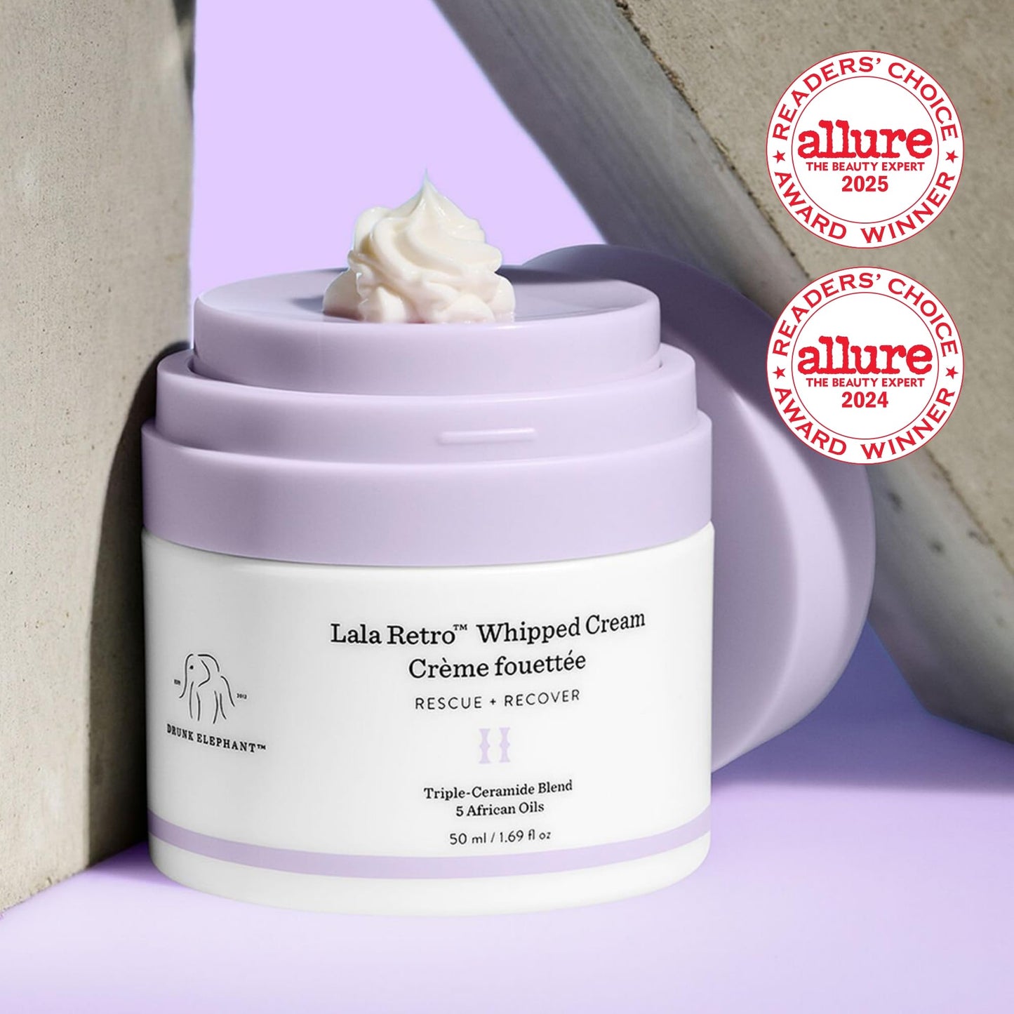 Lala Retro Whipped Cream by Drunk Elephant for Women - 1.69 oz Cream Drunk ElephantBuy Supplements Australia