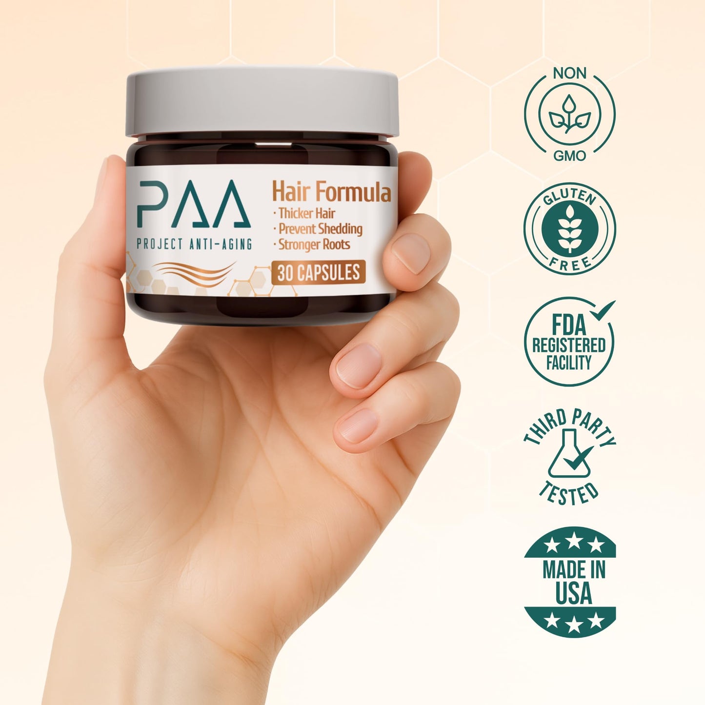 Project Anti-Aging Menopause Hair Don’t Care – Hair Growth Vitamins for Women 40+ to Support Thinning, Volume, Skin & Nails – Nutrient-Rich Supplement for Stronger, Fuller – Visible Results Project Anti-AgingBuy Supplements Australia