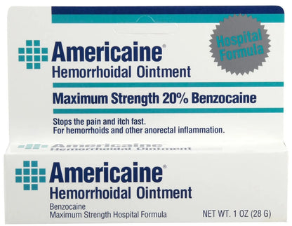 Americaine Hemorrhoidal Ointment Maximum Strength 20% Benzocaine 1 oz AmericaineBuy Supplements Australia
