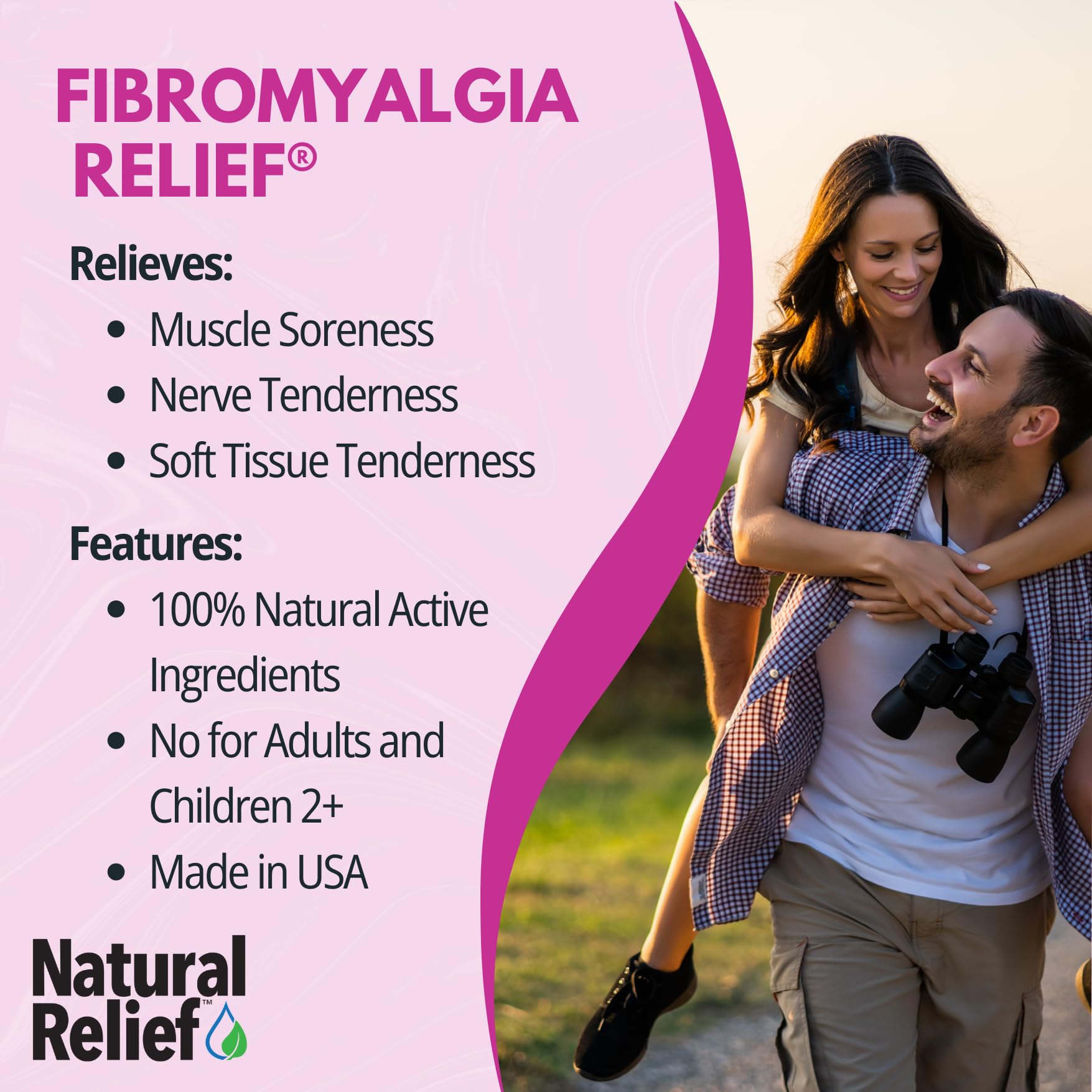 The Relief Products Natural Fibromyalgia Temporary Relief of Muscle Soreness Discomfot Tenderness Difficulty Moving & Joint Pain - 70ct TRP THE RELIEF PRODUCTSBuy Supplements Australia