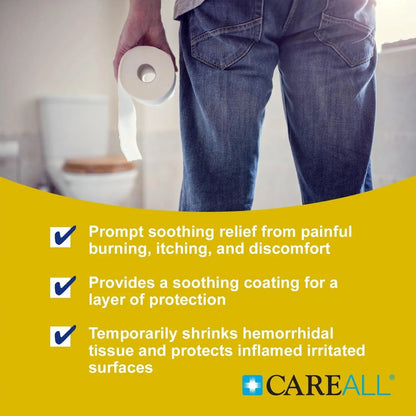 CareAll Hemorrhoidal Ointment 2.0 oz with Applicator (3 Pack). Helps Relieve Burning, Itching, and Discomfort Associated with Inflamed Hemorrhoidal Tissues. Dye, Phthalate, and Fragrance Free CareAllBuy Supplements Australia
