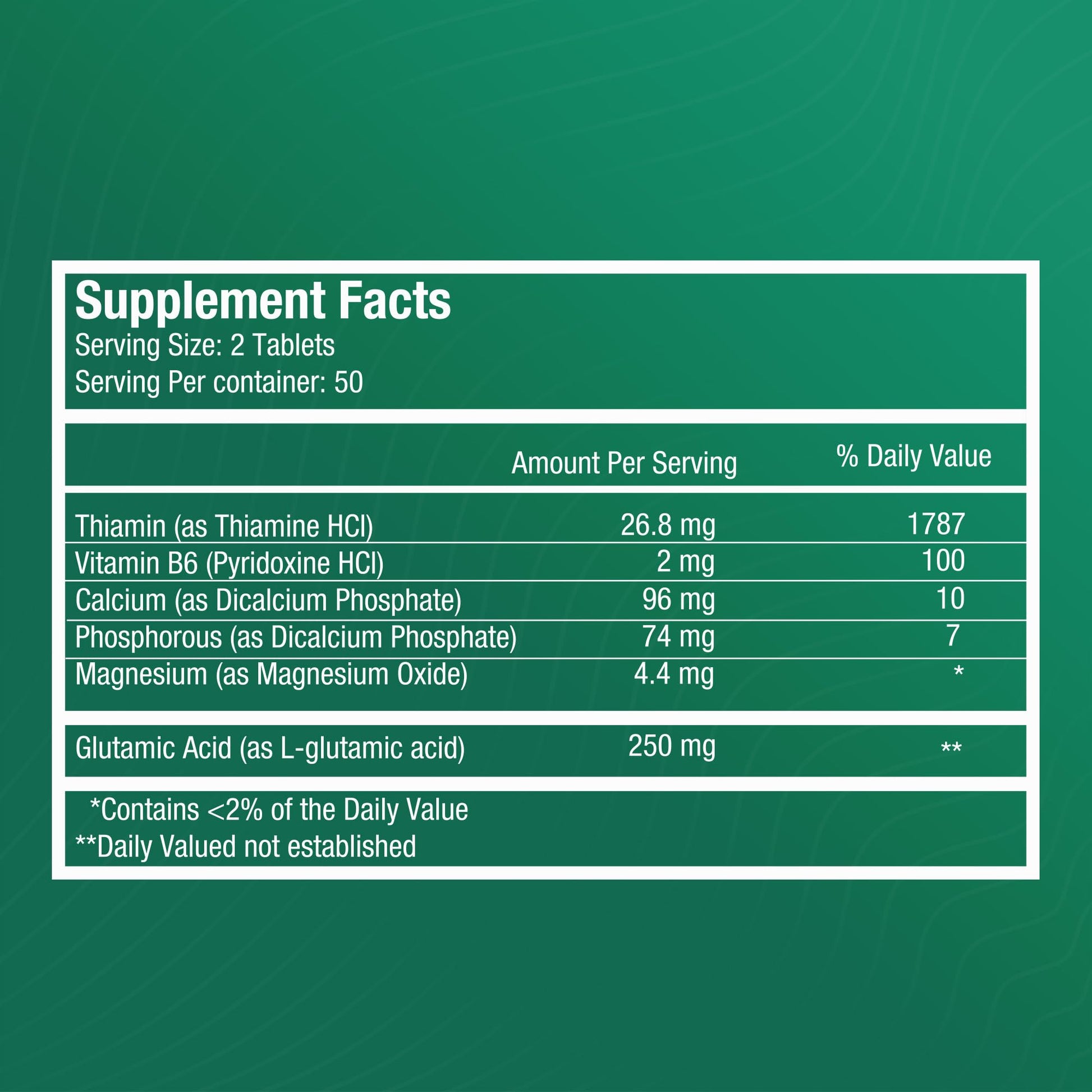 Fitina Brain Supplements for Memory and Focus with Vitamin B6 & Thiamine — High-Dose B Vitamins Nervous System and Cognitive Health Support, Daily Supplement Formula for Adults, 100 Tablets (2-Pack) FitinaBuy Supplements Australia