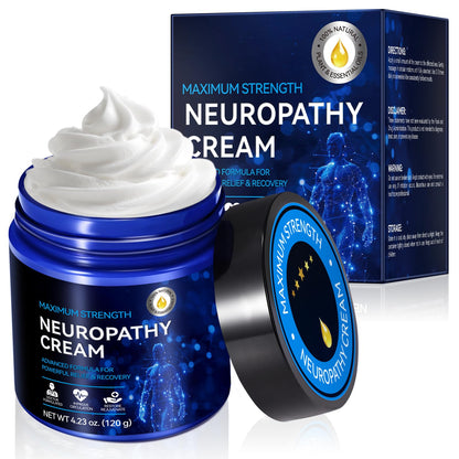 Neuropathy Cream for Feet, Legs & Hands – Lightweight, Plant-Based Formula with Cooling Comfort, 4 oz CFXYHNOXBuy Supplements Australia