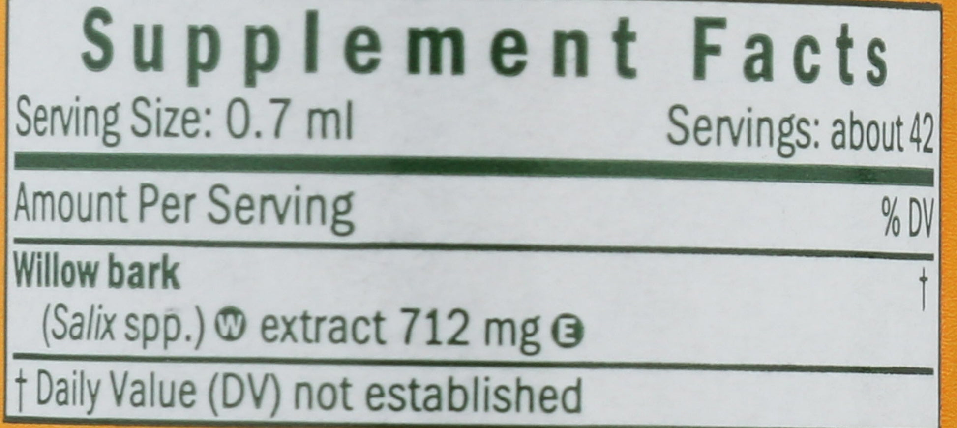 Herb Pharm Willow Bark Liquid Extract for Minor Pain - 1 Ounce (DWILL01) Herb PharmBuy Supplements Australia