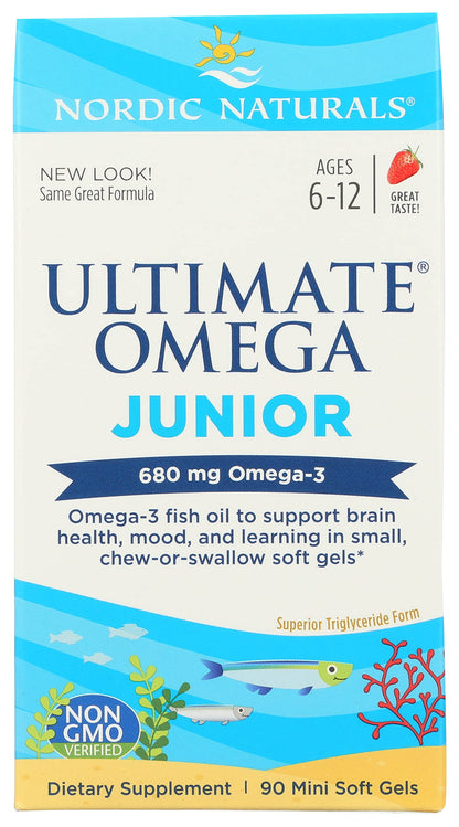NORDIC NATURALS Junior Ultimate Omega Chewable Softgels, 680 Mg, 90 CT Nordic NaturalsBuy Supplements Australia