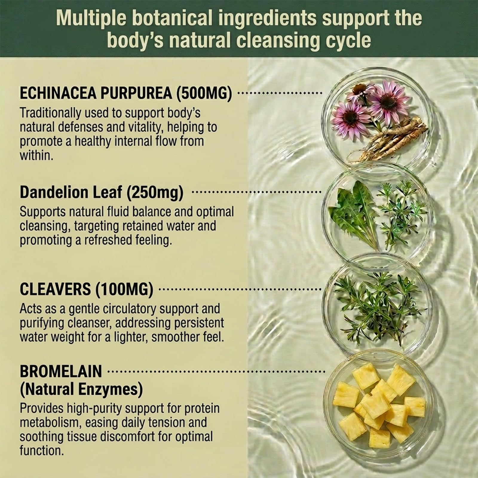 Lymphatic Drainage Capsules - Ease Body Heaviness & Facial Puffiness - Supports Natural Fluid Balance & Metabolism、Joint Discomfort - with Echinacea & Dandelion - 90 Vegan Capsules & Non-GMO Jorvinl buy supplements Au
