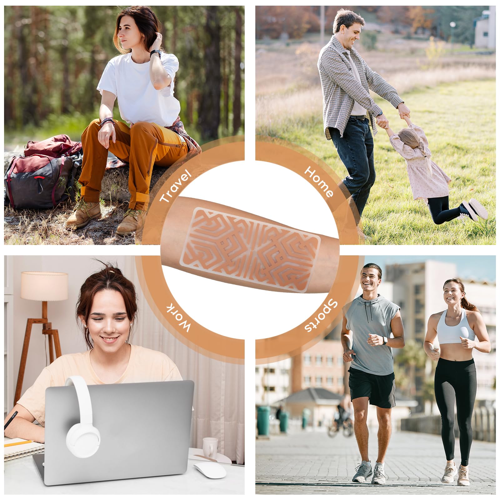XAYIUIYAX Menthol Pain Patches, Cooling Pain Relief for Sore Muscle Relief - Includes 3 Adhesives, 1 Patch & 1 Carry Case - Relief Back, Shoulder & More - 3.03" × 6.30" - 0327 XAYIUIYAXBuy Supplements Australia