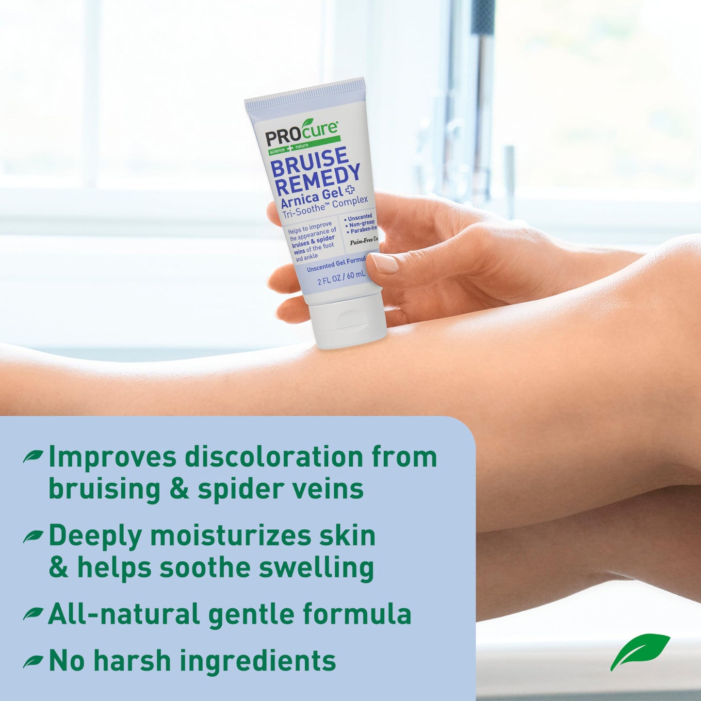 PROcure Arnica & MSM Bruise Remedy Gel – Paraben-Free, Unscented Arnica Montana Gel for Bruising, Spider Veins & Skin Discoloration – 2 Pack PROcureBuy Supplements Australia