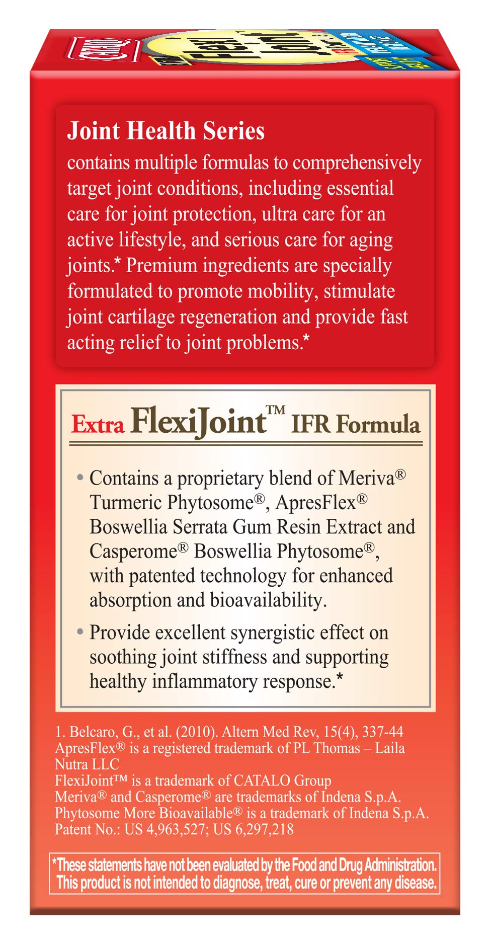 CATALO Extra FlexiJoint IFR Formula – with Meriva Turmeric Phytosome, ApresFlex & Casperome Boswellia – 60 Capsules CATALOBuy Supplements Australia