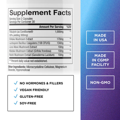 DR. EMIL NUTRITION Total Gut Health Complex - Prebiotic, Probiotic & Postbiotic Supplement - Supports Digestive Health, Bloating & Gut Balance
