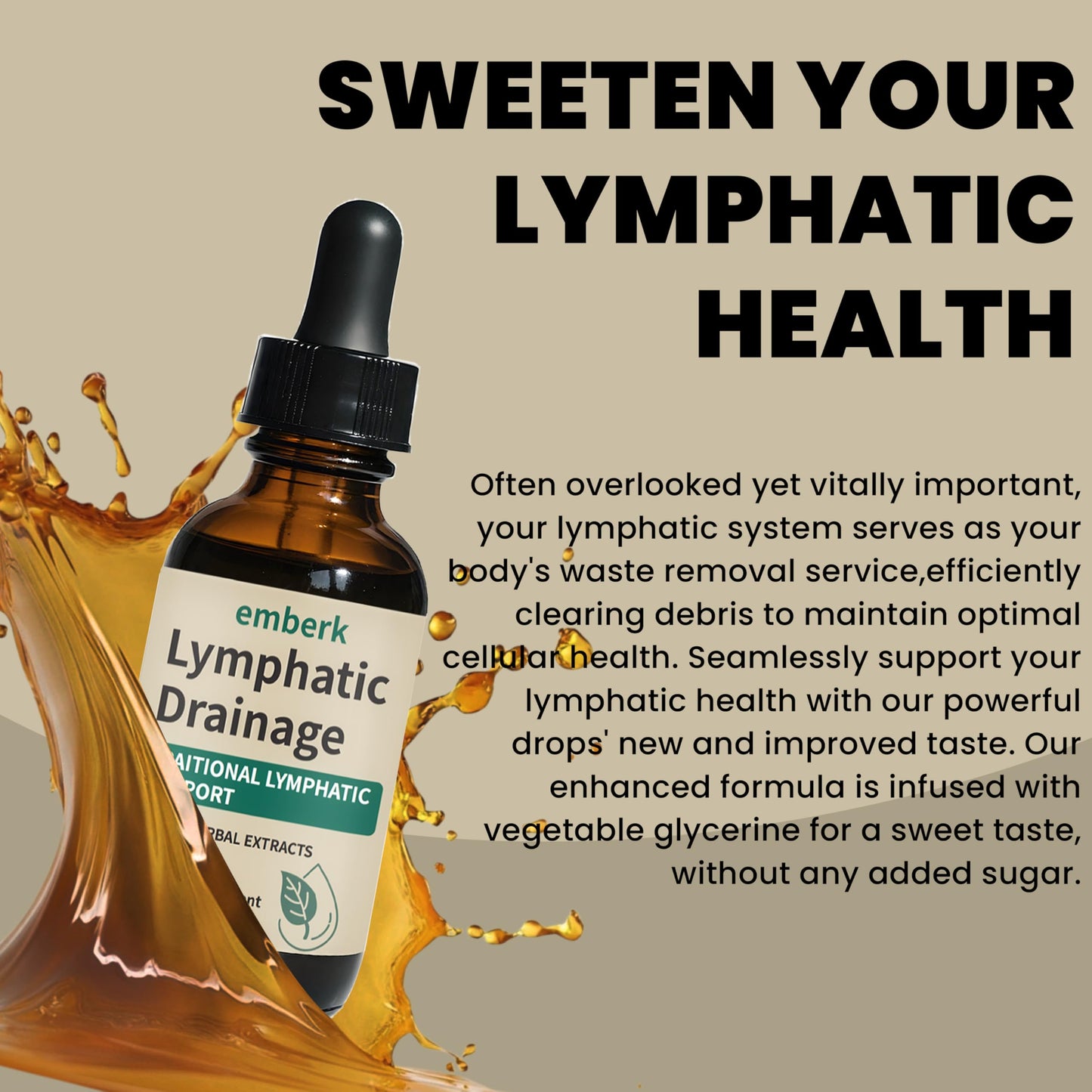 Lymphatic Drainage Drops, 2000mg Herbal Blend with Elderberry & Echinacea Dandelion，– Supports Lymphatic Drainage, Immune System & Detox 2 fl oz (2pcs) Generic buy supplements Au