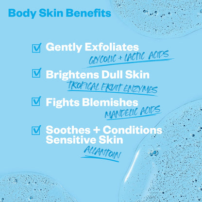 Kosas Kosasport Good Body Skin Body Wash | AHA & Enzyme Exfoliating Wash KosasBuy Supplements Australia