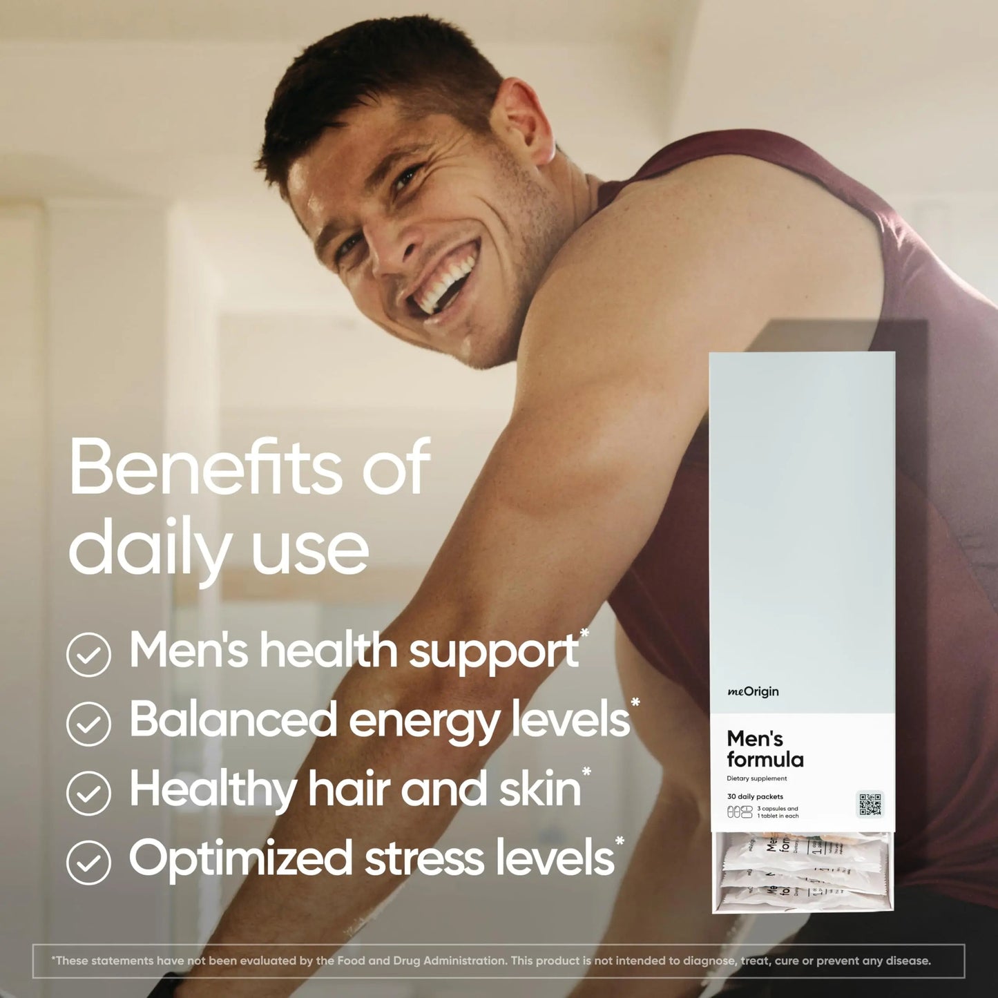 meOrigin Multivitamin for Men, All-in-One Supplement Complex with Zinc, Vitamin D, C, B12, Saw Palmetto, Biotin, Selenium meOrigin