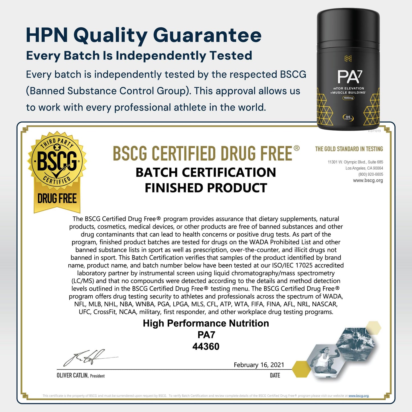 HPN PA(7) Phosphatidic Acid Muscle Builder Top Natural Muscle Builder - Boost mTOR | Build Mass and Strength from Your Workout | 30 Day Supply HPNBuy Supplements Australia