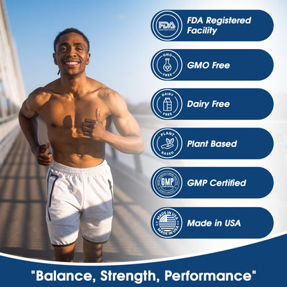 Probiotics for Men - 150 Billion CFU Acidophilus Capsules with Prebiotics & Postbiotics - Supports Gut Microbiome, Colon & Immune Health