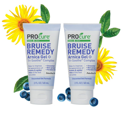 PROcure Arnica & MSM Bruise Remedy Gel – Paraben-Free, Unscented Arnica Montana Gel for Bruising, Spider Veins & Skin Discoloration – 2 Pack PROcureBuy Supplements Australia