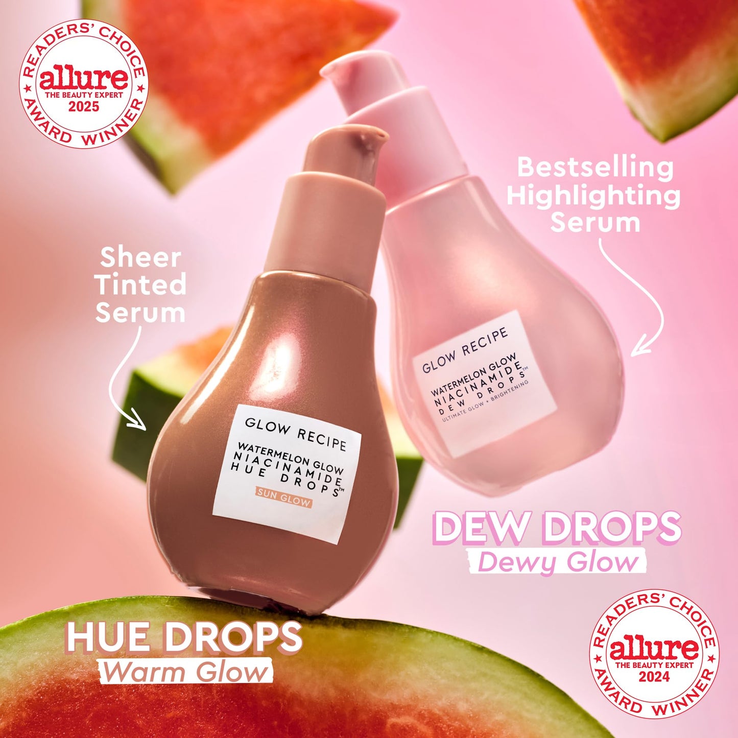 Glow Recipe Hue Drops Bronzing Drops, Tinted Face Serum, Glow Primer + Liquid Highlighter, Niacinamide + Hyaluronic Acid, Radiant Warm Glow, Sunglow (40ml) Glow Recipe buy supplements Au
