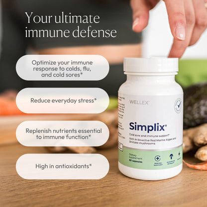 Simplix | Natural Supplement to Strengthen The Immune System | Respond to Outbreaks | Source of Highly Researched Mushroom & Seaweed Polysaccharides 60 Veggie Capsules (3 Pack) (180 Count) Papillex buy supplements Au