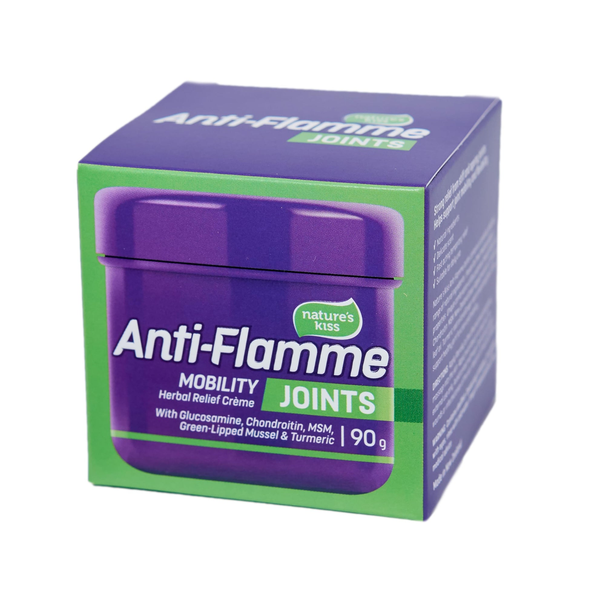 Nature's Kiss - Anti-Flamme Joints - Herbal Cream for Joints - 3oz Tub (90g) Nature's KissBuy Supplements Australia