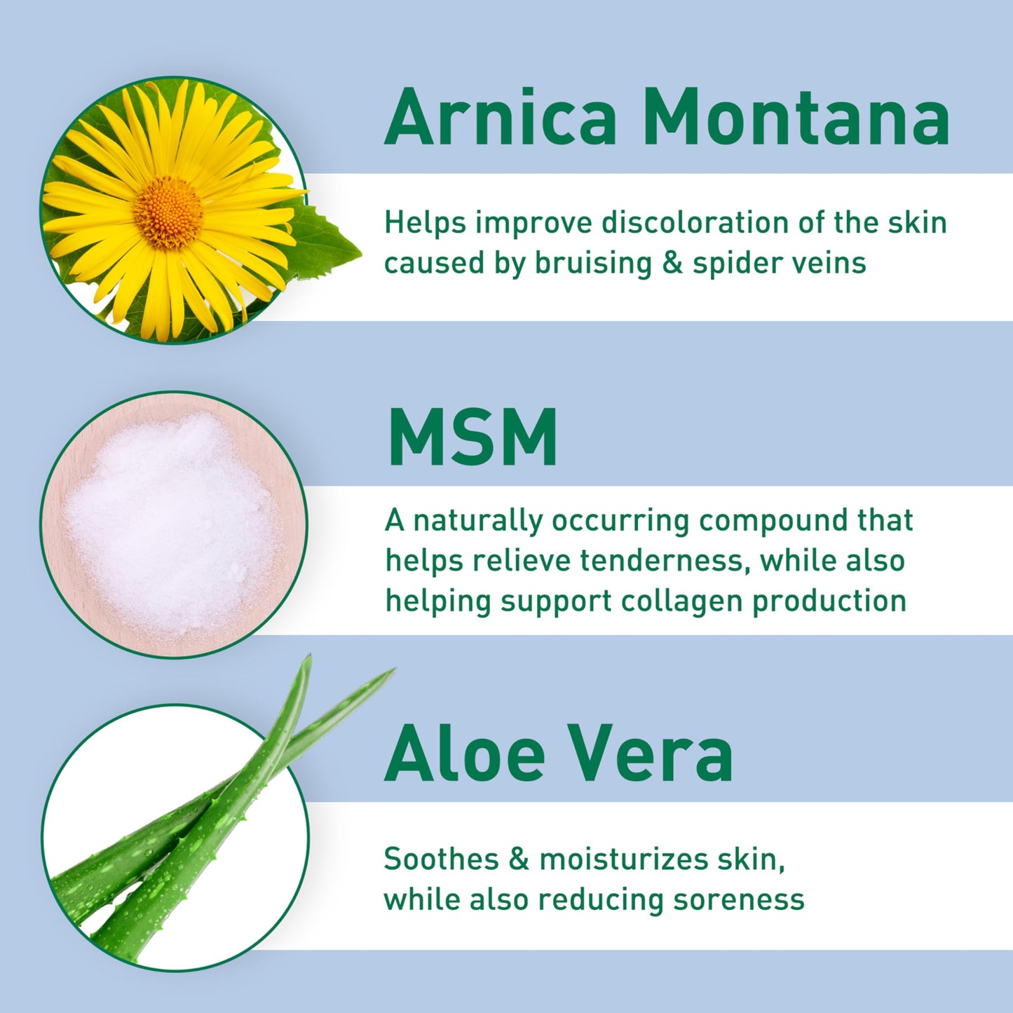 PROcure Arnica & MSM Bruise Remedy Gel – Paraben-Free, Unscented Arnica Montana Gel for Bruising, Spider Veins & Skin Discoloration – 2 Pack PROcureBuy Supplements Australia