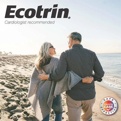 Ecotrin Safety Coated Aspirin Pain Reliever Tablets, Low Strength, NSAID 81mg, 365 ct (Pack of 2) EcotrinBuy Supplements Australia