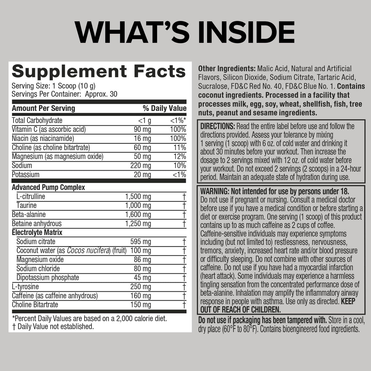 Six Star Pre-Workout Explosion, Grape (30 Servings) - Preworkout Energy Powder Supplement for Men & Women - Workout Drink Mix with L-Tyrosine & Beta Alanine