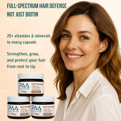 Project Anti-Aging Menopause Hair Don’t Care – Hair Growth Vitamins for Women 40+ to Support Thinning, Volume, Skin & Nails – Nutrient-Rich Supplement for Stronger, Fuller – Visible Results Project Anti-AgingBuy Supplements Australia