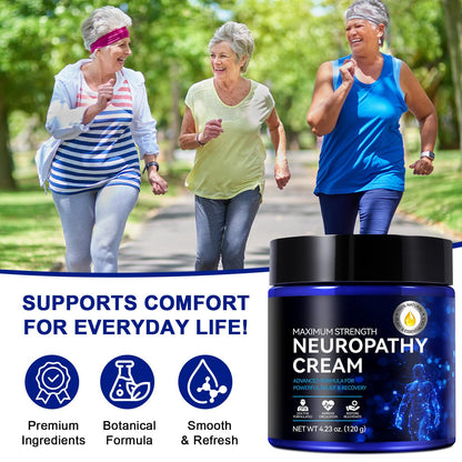 Neuropathy Cream for Feet, Legs & Hands – Lightweight, Plant-Based Formula with Cooling Comfort, 4 oz CFXYHNOXBuy Supplements Australia