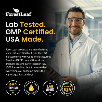 ForestLeaf Micronized Creatine Monohydrate Powder - Maximize Muscle Growth & Strength - Unflavored Creatine for Women and Men
