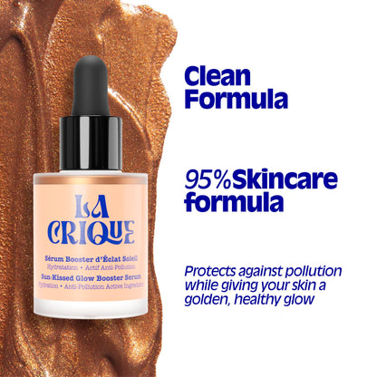 La Crique Bronzing Face Serum - Hydrating Bronzing Drops with Hyaluronic Acid & Anti-Pollution Protection - Natural Sun-Kissed Glow for All Skin Types - Vegan Friendly, Clean Beauty - 1 fl oz LA CRIQUEBuy Supplements Australia